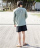 【クーポン対象】BILLABONG ビラボン メンズ 長袖 ラッシュガード バックプリント 撥水 速乾 BE011-866(BLK-M)