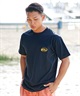 QUIKSILVER クイックシルバー メンズ ラッシュガード Tシャツ 半袖 水着 水陸両用 ユーティリティ UVカット SATURN LOGO SS QLY241009(BLK-M)