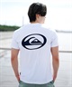 QUIKSILVER クイックシルバー メンズ ラッシュガード Tシャツ 半袖 水着 水陸両用 ユーティリティ UVカット SATURN LOGO SS QLY241009(BLK-M)