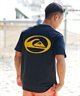 QUIKSILVER クイックシルバー メンズ ラッシュガード Tシャツ 半袖 水着 水陸両用 ユーティリティ UVカット SATURN LOGO SS QLY241009(WHT-M)