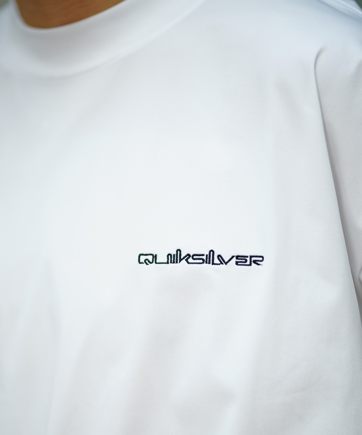 QUIKSILVER クイックシルバー メンズ ラッシュガード Tシャツ 半袖 水着 UVカット QLY241633M ムラサキスポーツ限定(WHT-M)