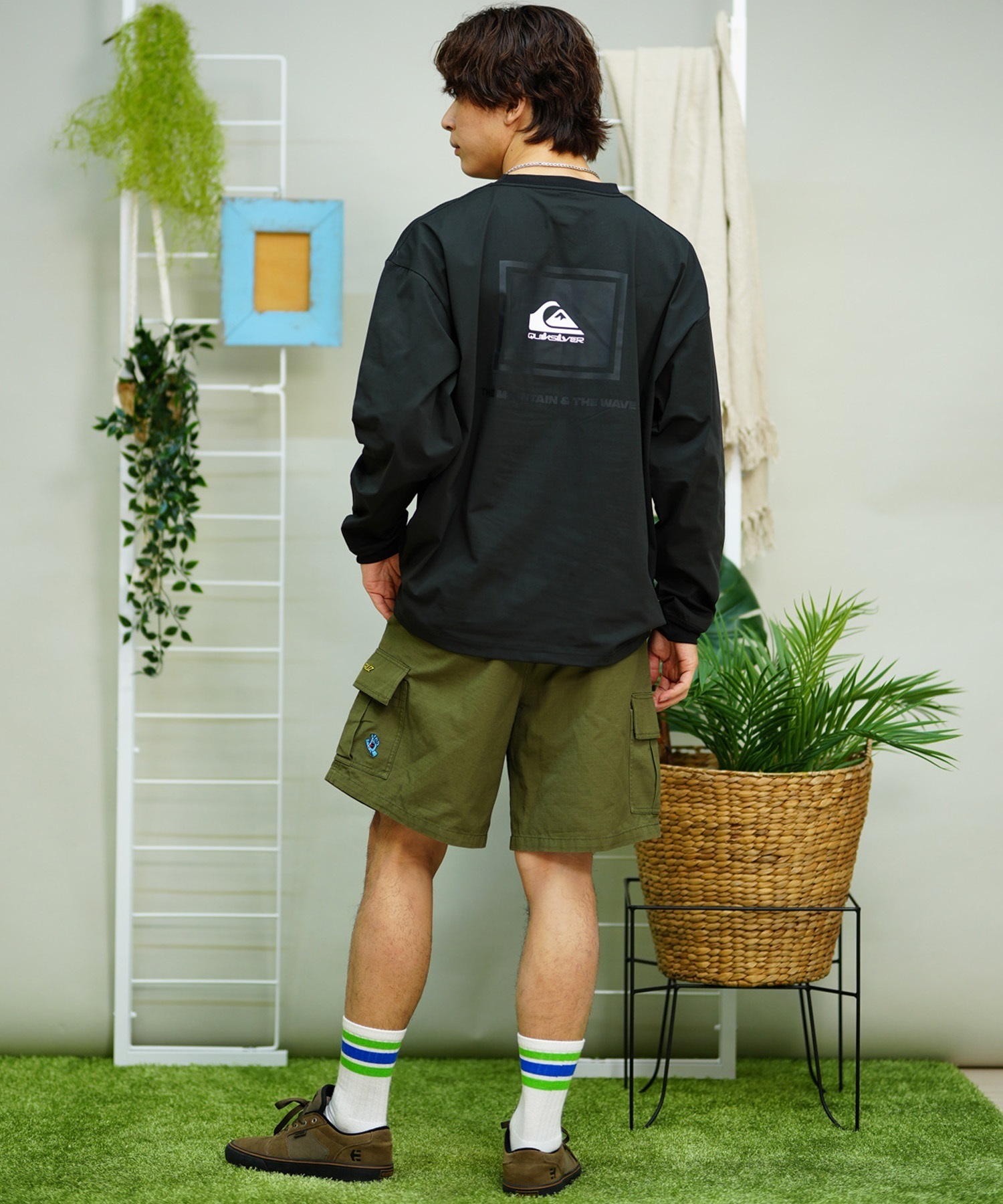 QUIKSILVER クイックシルバー メンズ ラッシュガード Tシャツ 長袖