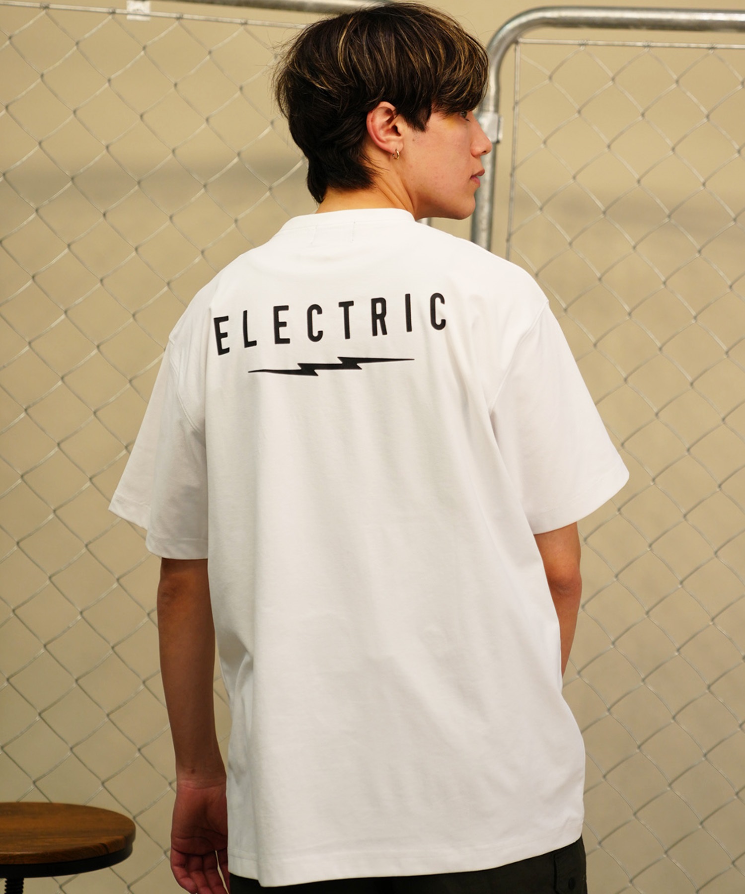 Electric エレクトリック メンズ 半袖ラッシュガード 水陸両用 ユーティリティ 半袖Tシャツ E24STM02 ムラサキスポーツ限定(BK/SB-M)