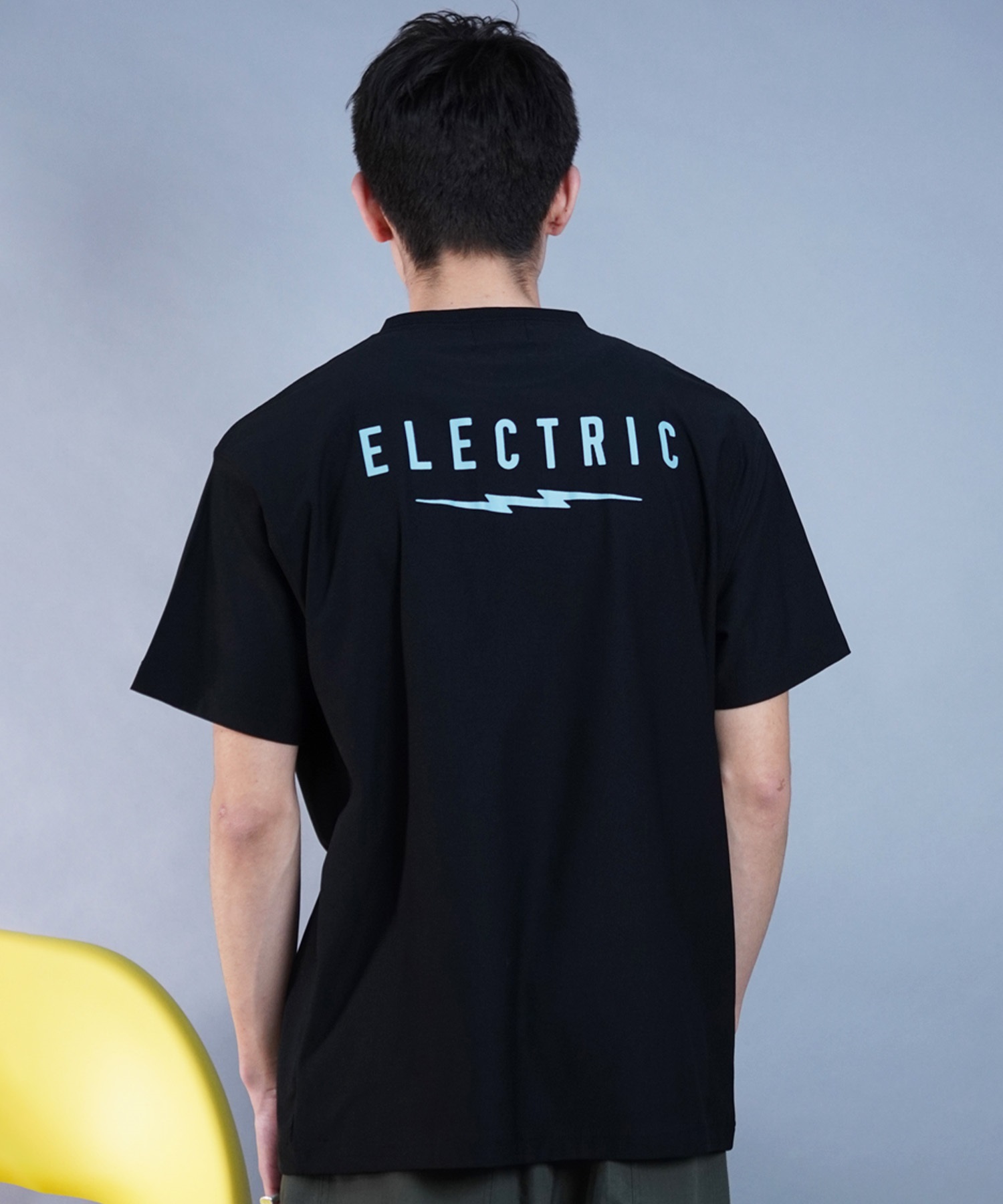 Electric エレクトリック メンズ 半袖ラッシュガード 水陸両用 ユーティリティ 半袖Tシャツ E24STM02 ムラサキスポーツ限定(BK/SB-M)