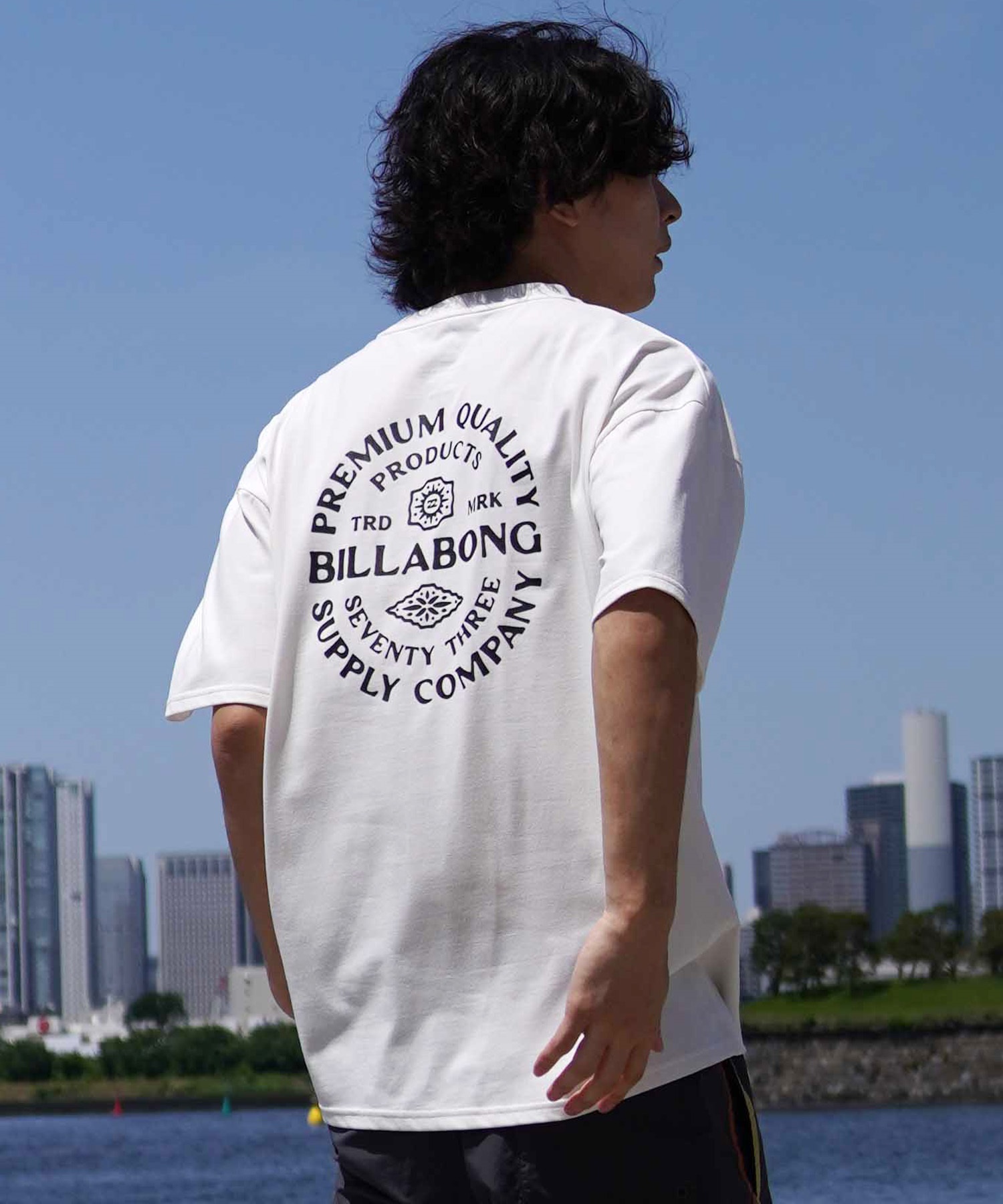 BILLABONG ビラボン ラッシュガード 半袖 水陸両用 メンズ Tシャツ バックプリント UVカット ユーティリティ SOFFTY TEE BE01A-860(SFO-M)