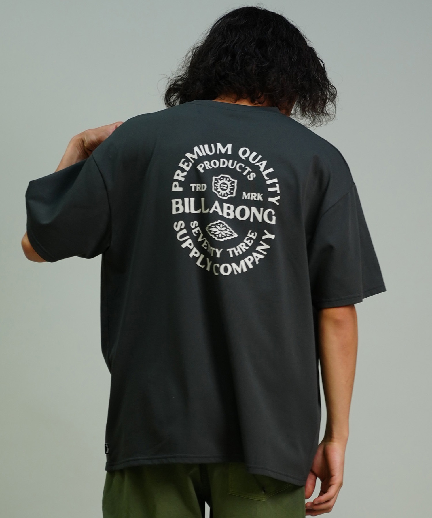 BILLABONG ビラボン ラッシュガード 半袖 水陸両用 メンズ Tシャツ バックプリント UVカット ユーティリティ SOFFTY TEE BE01A-860(SFO-M)