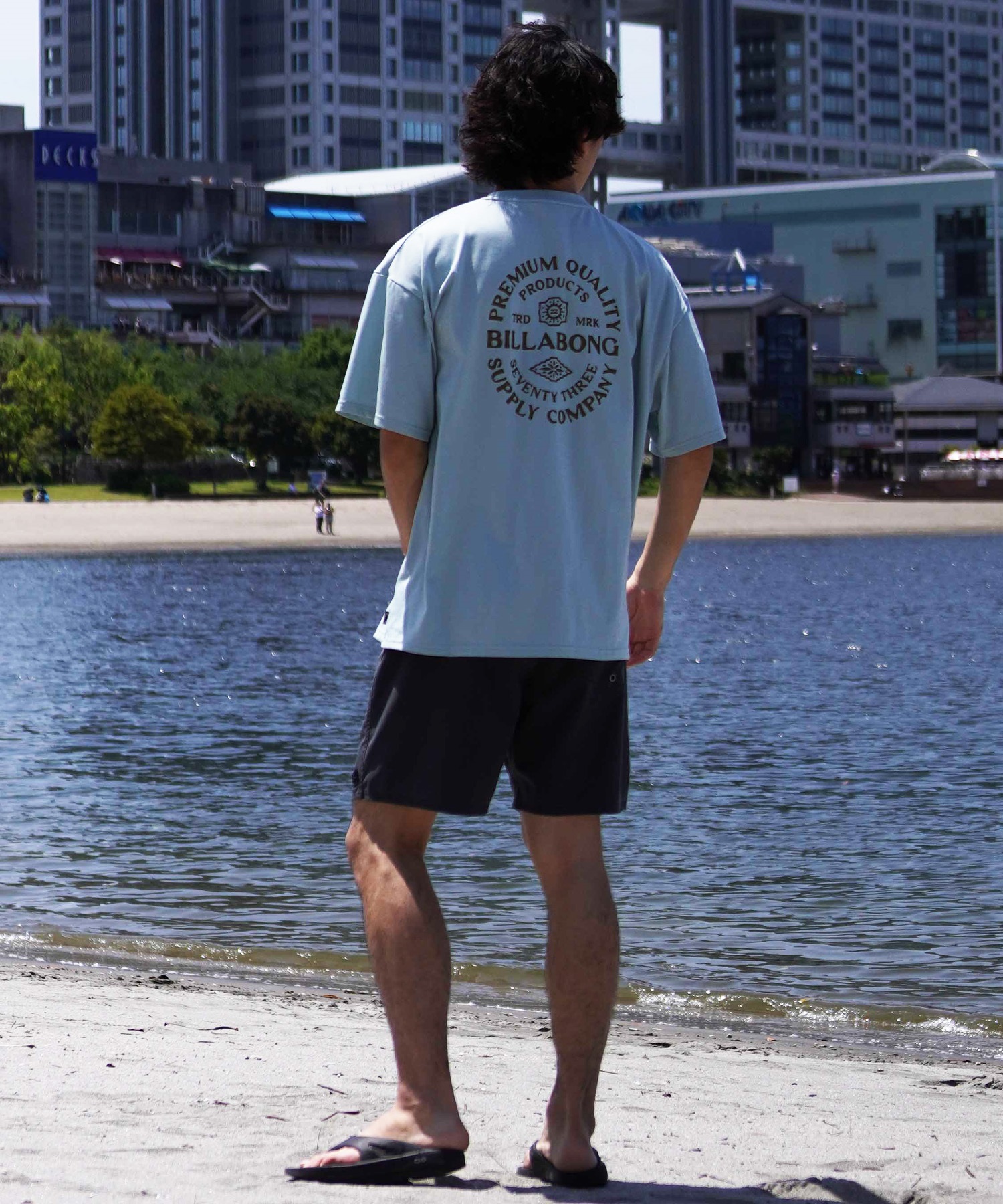 BILLABONG ビラボン ラッシュガード 半袖 水陸両用 メンズ Tシャツ バックプリント UVカット ユーティリティ SOFFTY TEE BE01A-860(SFO-M)