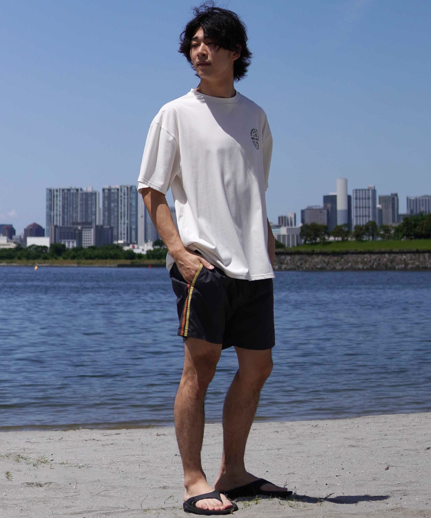 BILLABONG ビラボン ラッシュガード 半袖 水陸両用 メンズ Tシャツ バックプリント UVカット ユーティリティ SOFFTY TEE BE01A-860(SFO-M)