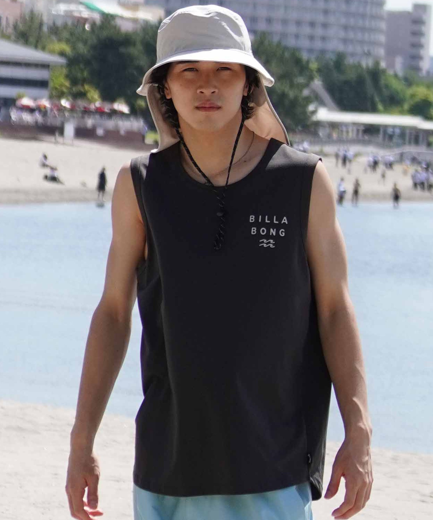 BILLABONG ビラボン ラッシュガード タンクトップ 水陸両用 メンズ バックプリント UVカット ユーティリティ SOFFTY TANK BE01A-861(OFW-M)