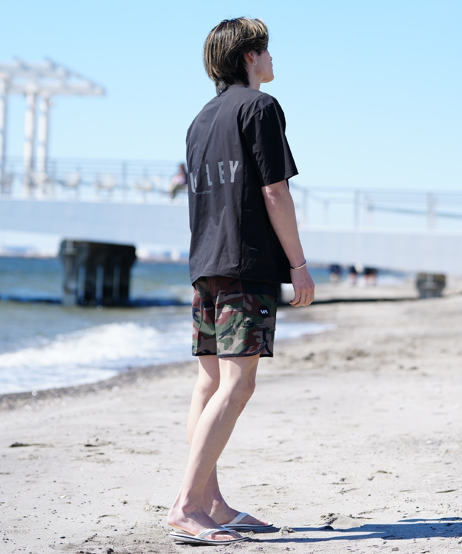 Hurley ハーレー PHANTOM WOVEN SHORT SLEEVE メンズ ラッシュガード 水陸両用 24MRSMRG09(BLK-M)