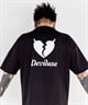 DEVILUSE デビルユース メンズ ラッシュガード 半袖 Tシャツ オーバーサイズ 水陸両用 ムラサキスポーツ限定 243OO1ST303DU(WHT-M)