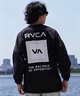 RVCA ルーカ メンズ ラッシュガード 長袖 Tシャツ バックプリント 裾ドローコード ドロスト 水陸両用 BE04A-P06(WHT-S)