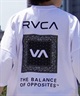 RVCA ルーカ メンズ ラッシュガード 半袖 Tシャツ バックプリント 裾ドローコード ドロスト 水陸両用 BE04A-P25(WHT-S)