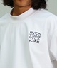 RVCA ルーカ メンズ ラッシュガード 半袖 Tシャツ オーバーサイズ バックプリント ロゴ 水陸両用 BE04A-P26(WHT-S)