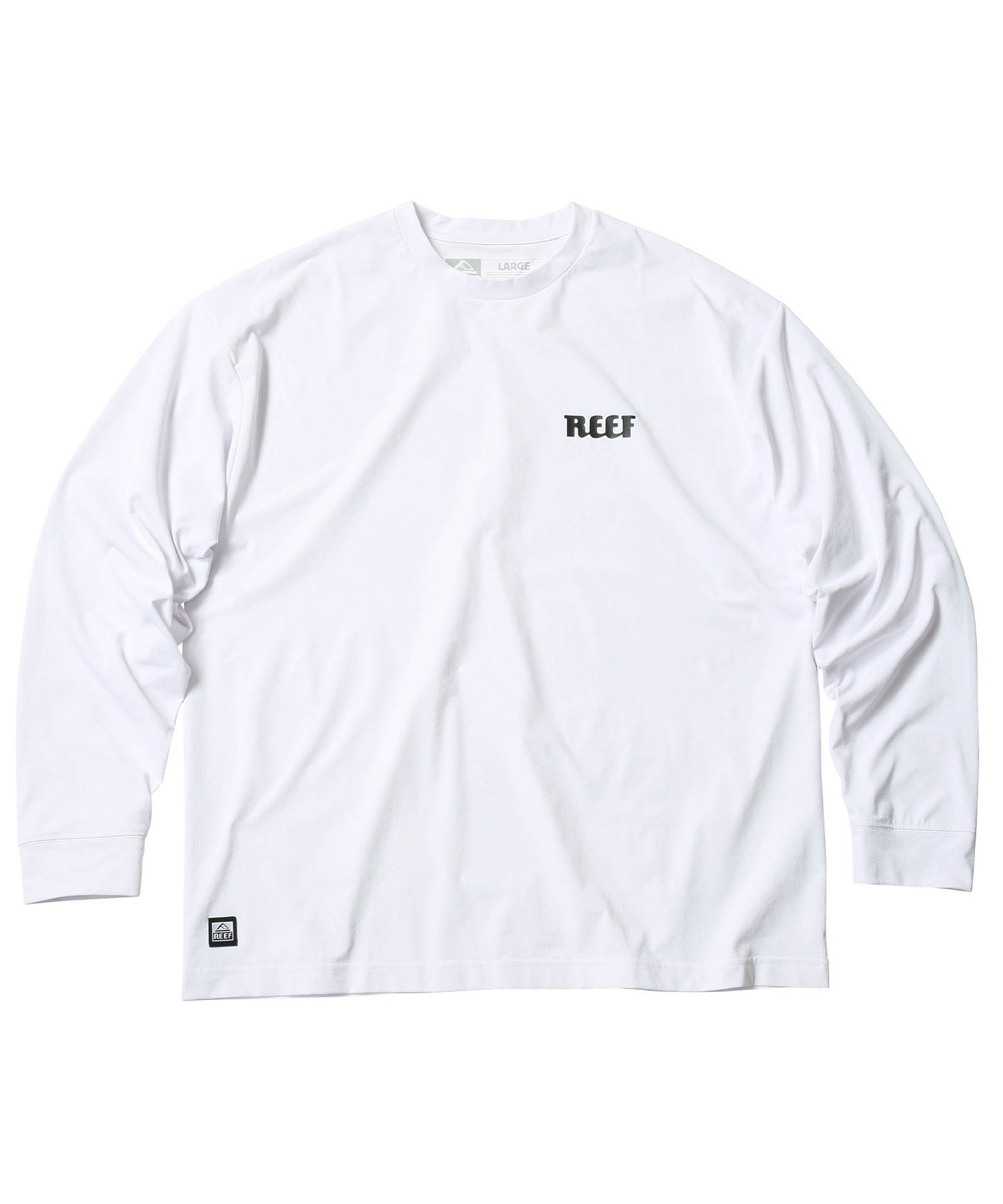 REEF リーフ メンズ 長袖 Tシャツ ラッシュガード 水陸両用 ユーティリティ UVケア ワンポイント RFTEM2320(WHT-M)