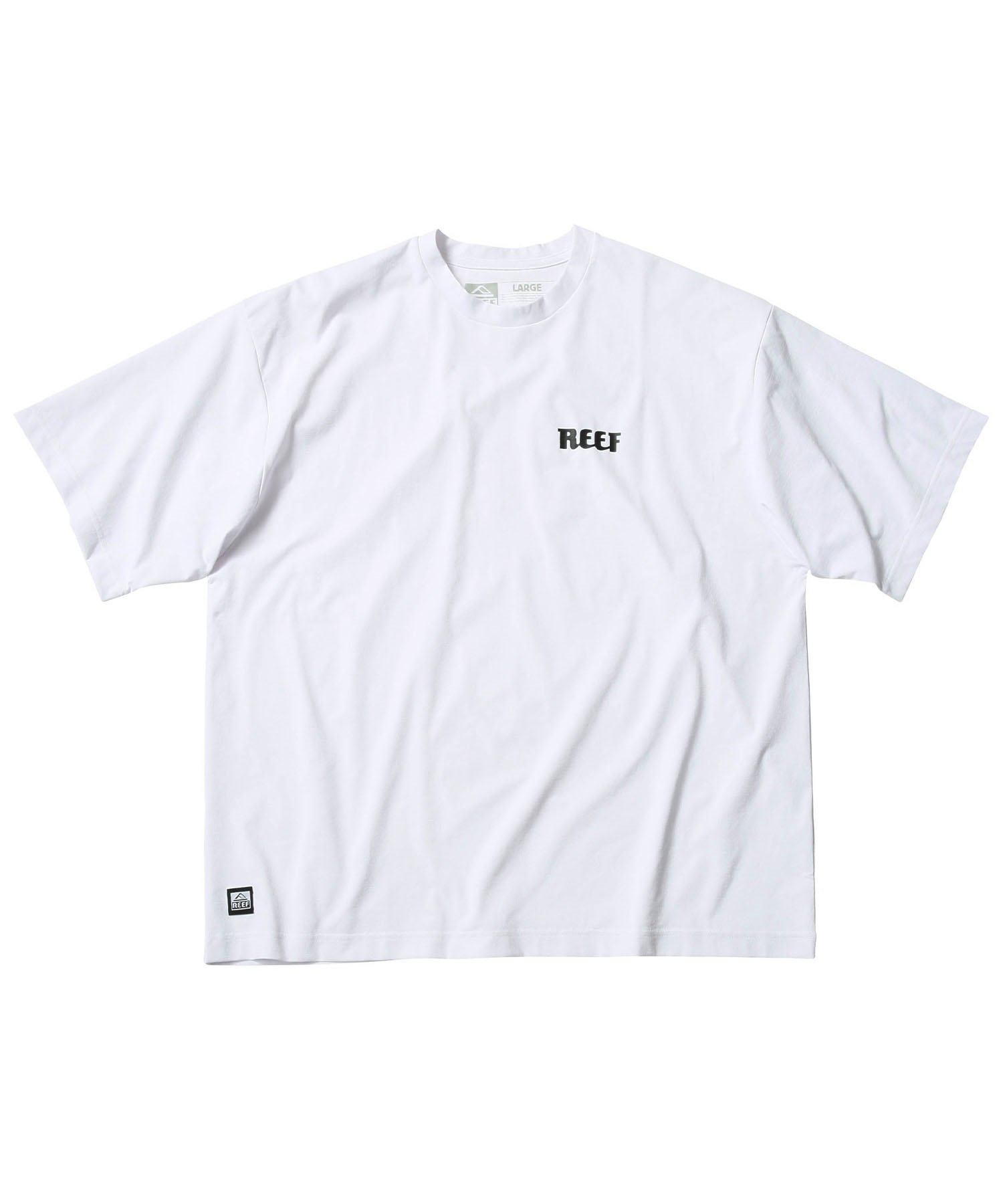 REEF リーフ メンズ 半袖 Tシャツ ラッシュガード 水陸両用 ユーティリティ UVケア ワンポイント RFTEM2321(WHT-M)