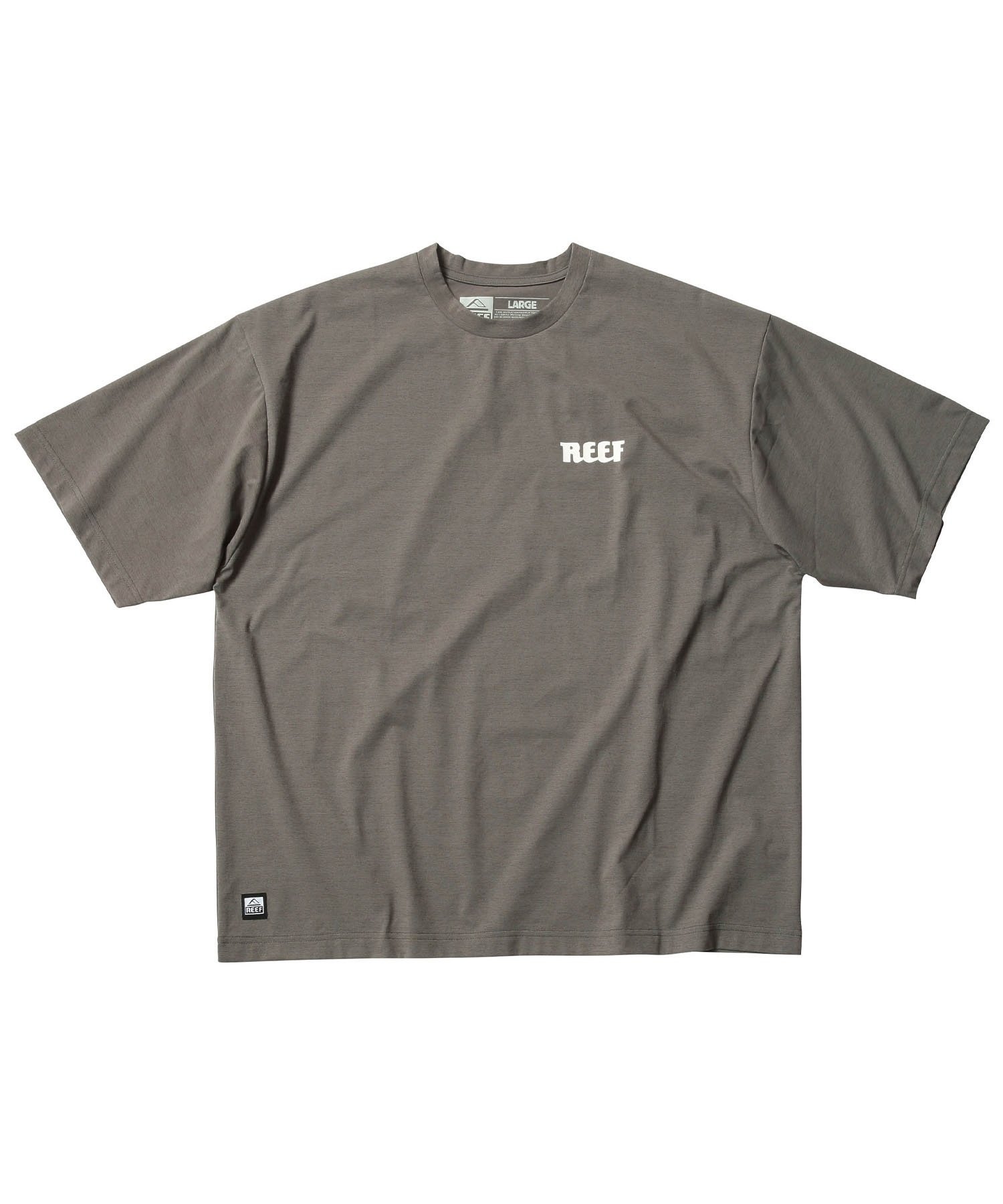 REEF リーフ メンズ 半袖 Tシャツ ラッシュガード 水陸両用 ユーティリティ UVケア ワンポイント RFTEM2321(WHT-M)