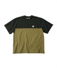 REEF リーフ BICOLOR RASH S S TEE メンズ 半袖 ラッシュガード Tシャツ 水陸両用 UVケア RFTEM2422(BK/GY-M)