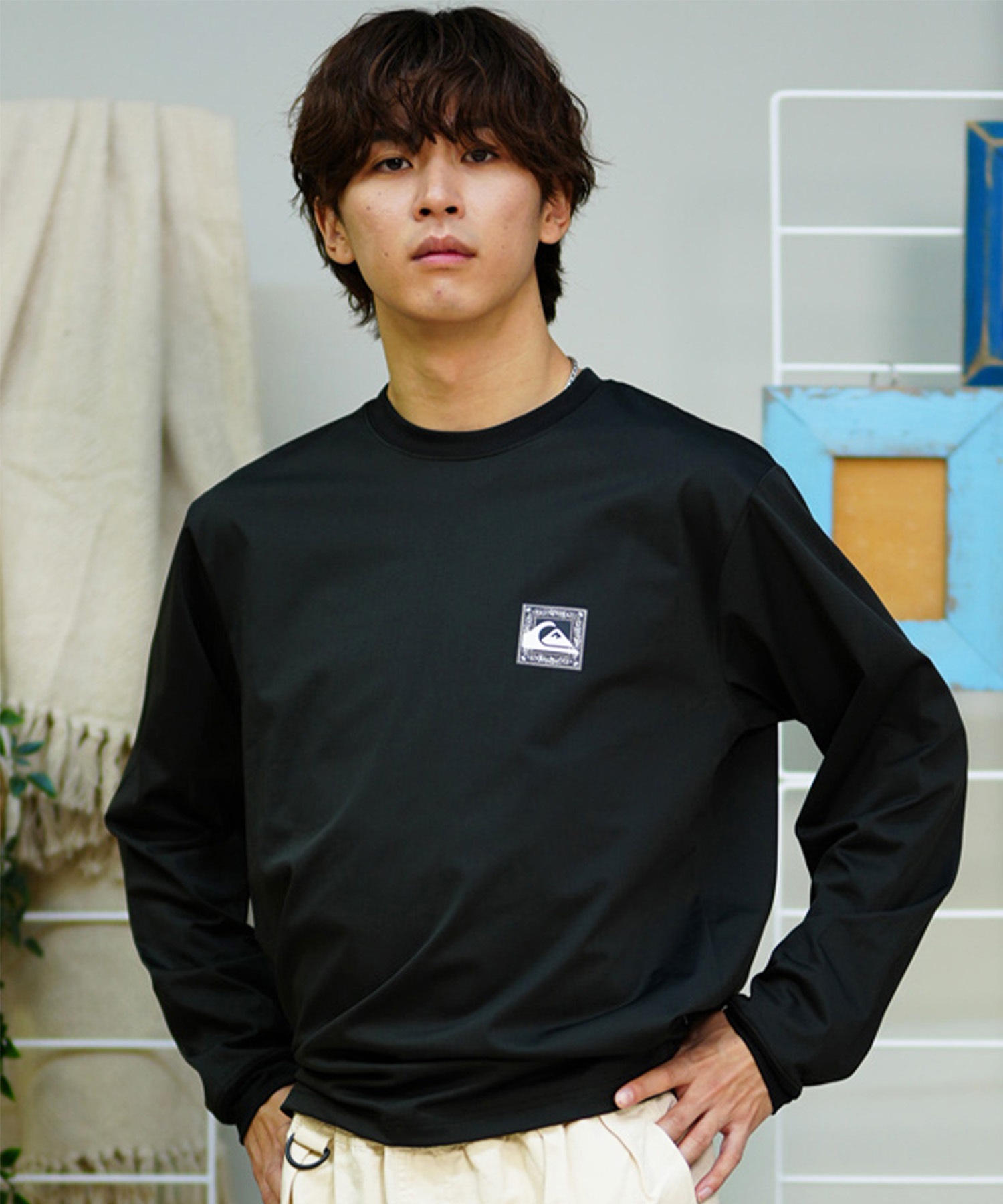 QUIKSILVER クイックシルバー UT/LSLTD QLY241635M メンズ ラッシュガード(BLK2-M)