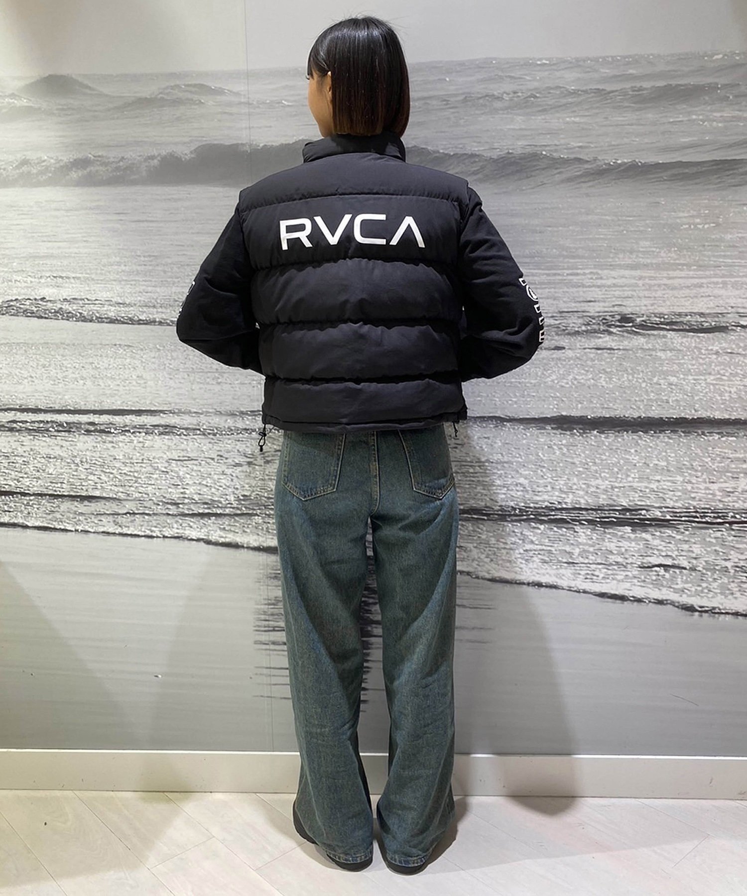 RVCA/ルーカ BALANCE PUFFER VEST レディース アウター ベスト BD044