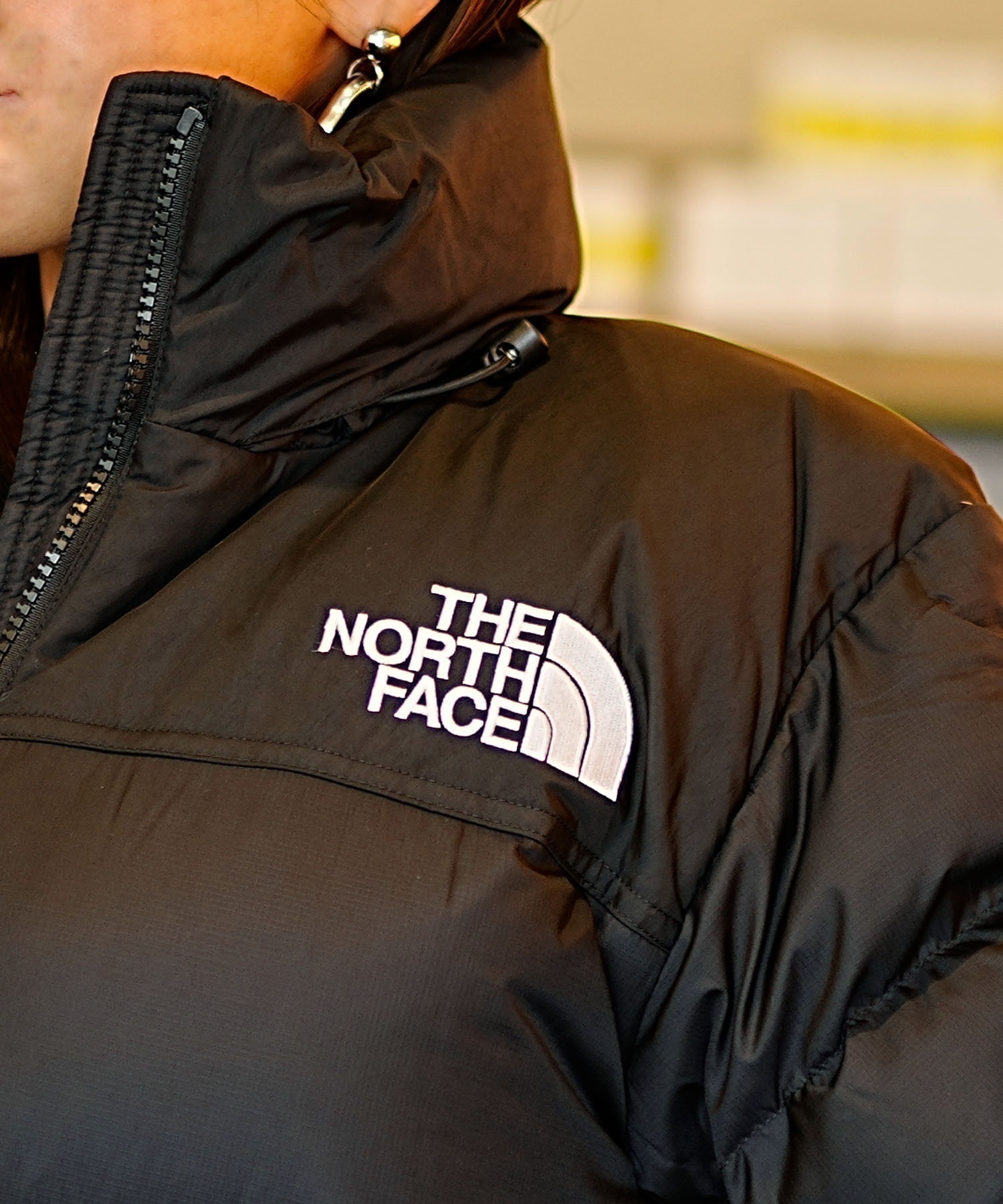 THE NORTH FACE/ザ・ノース・フェイス SHORT NUPTSE JKT ショート ヌプシジャケット レディース ダウンジャケット 撥水 NDW92335(K-M)