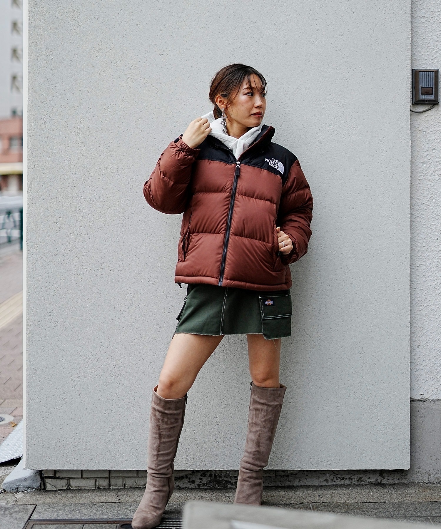 THE NORTH FACE/ザ・ノース・フェイス SHORT NUPTSE JKT ショート ヌプシジャケット レディース ダウンジャケット 撥水 NDW92335(CA-M)