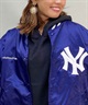 Manhattan Portage/マンハッタンポーテージ レディース ジャケット スタジャン オーバーサイズ MLB MP-MLB01(BL/OR-L)