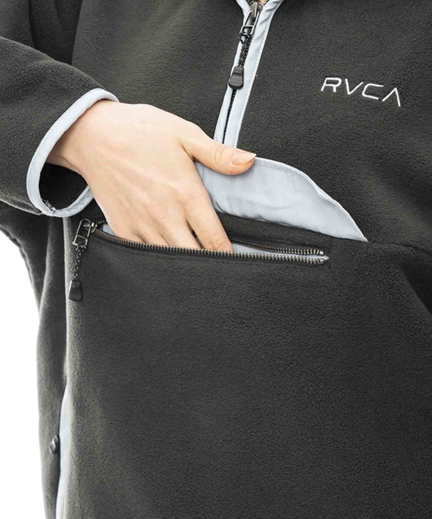 RVCA/ルーカ レディース ハーフジップ フリース BD044-772(BES0-S)