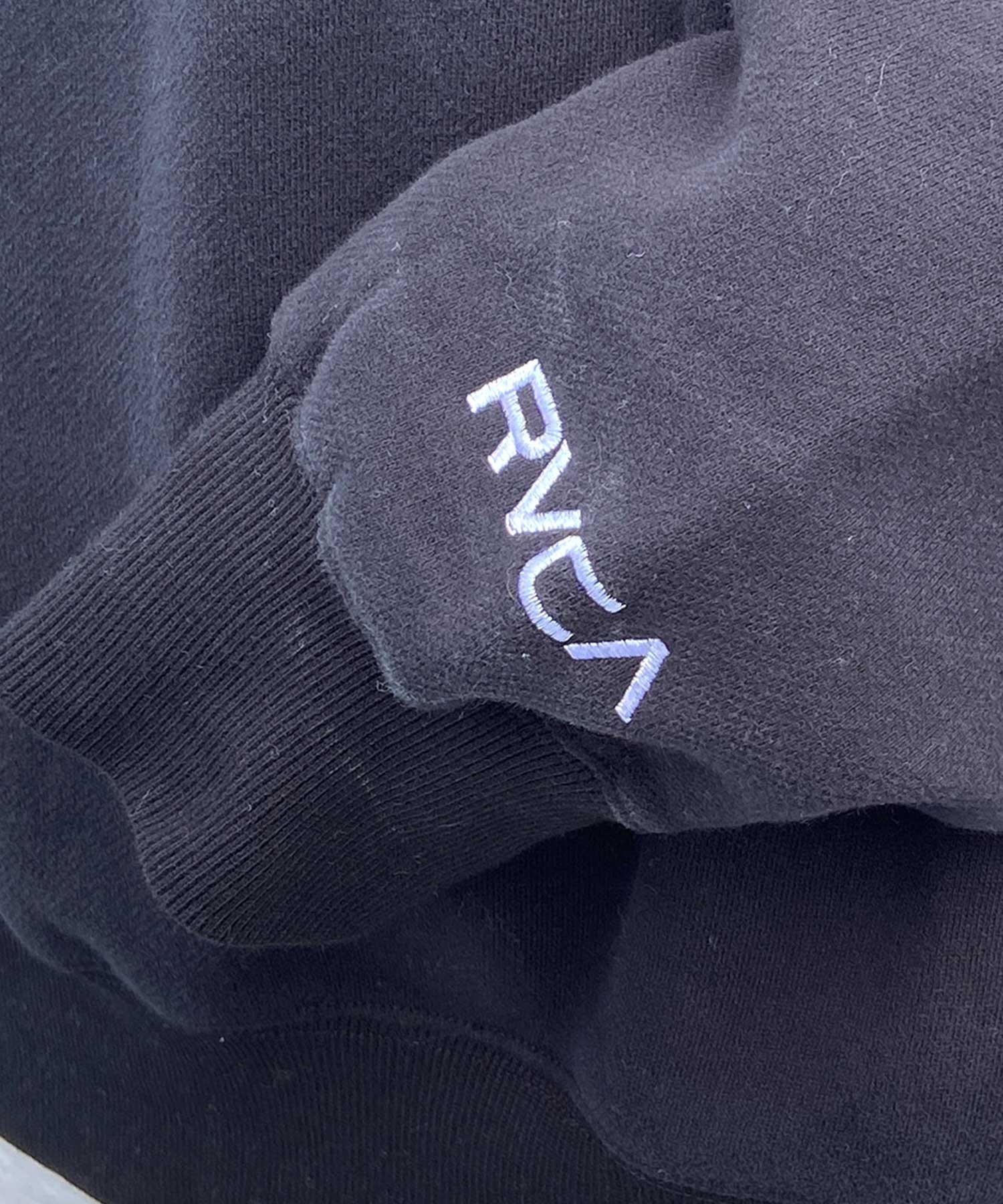 RVCA/ルーカ レディース ハーフジップ オーバーサイズ 裏起毛 BD044