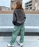 RVCA/ルーカ レディース ハーフジップ オーバーサイズ 裏起毛 BD044-P01(CLO-M)