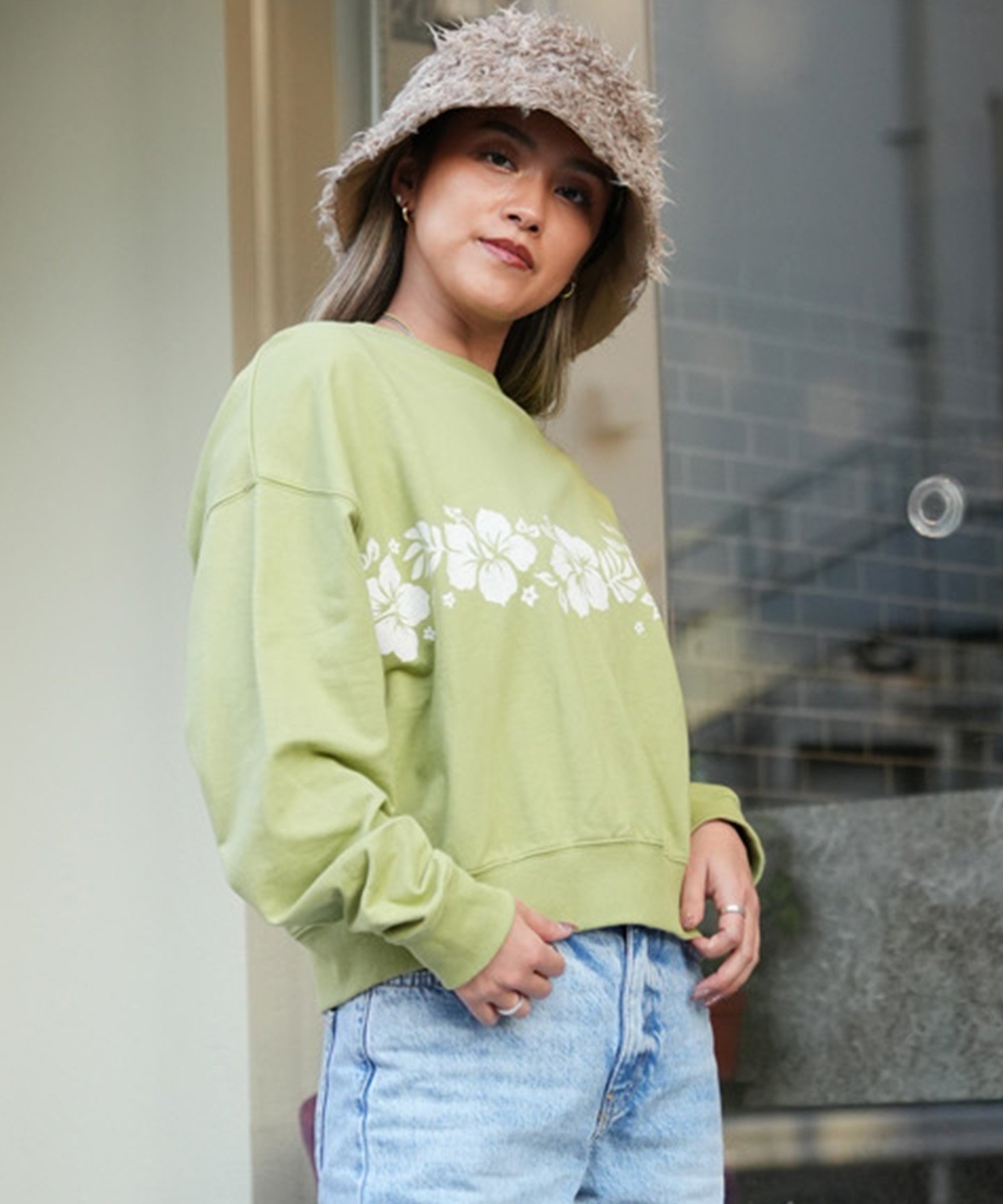 BILLABONG/ビラボン FORGET ME NOT SWEAT CREW クルーネック BE013-004(GJE0-M)