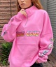 SANTACRUZ サンタクルズ ZIP/HWHIMSICAL MIXED 502233333 レディース トレーナー(PINK-F)