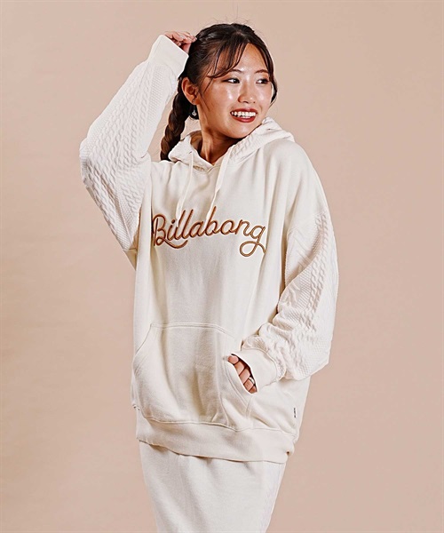 BILLABONG/ビラボン CABLE QUILT MIX SWEAT PARKA スウェット パーカー