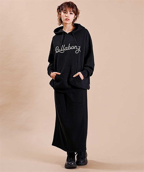 BILLABONG/ビラボン CABLE QUILT MIX SWEAT PARKA スウェット パーカー