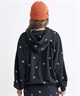 ROXY/ロキシー FRESH AS　A DAISY HOODIE レディース オーバーサイズ パーカー プルオーバーフーディ RPO234605T(BLK-M)