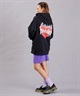 THRASHER/スラッシャー パーカー ジップアップ バックプリントハート柄 フレイムロゴ ビッグシルエット ムラサキスポーツ限定 THMUL-23F0002(ASH-M)