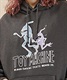 【ムラサキスポーツ限定】TOY MACHINE/トイマシーン パーカー プルオーバー スウェット プリント ビッグシルエット MTMFDSW13(SBLK-M)