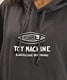 【ムラサキスポーツ限定】TOY MACHINE/トイマシーン パーカー プルオーバー スウェット バックプリント ビッグシルエット MTMFDSW14(SBLK-M)