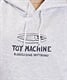 【ムラサキスポーツ限定】TOY MACHINE/トイマシーン パーカー プルオーバー スウェット バックプリント ビッグシルエット MTMFDSW14(SBLK-M)