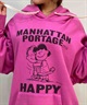 Manhattan Portage/マンハッタンポーテージ レディース パーカー スヌーピー プリント PEANUTS MP-M552(MUST-L)