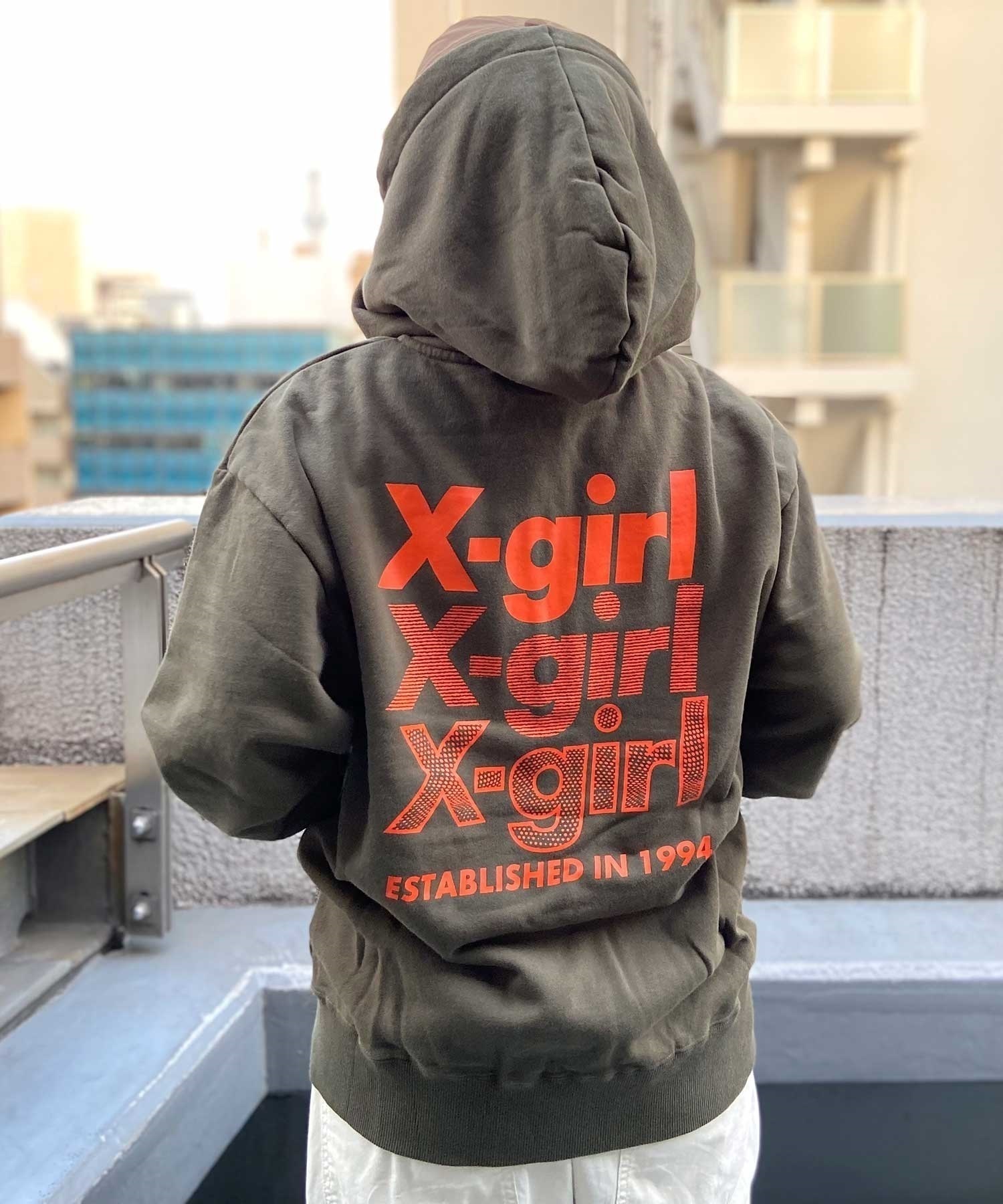 X-girl SWEAT ZIP UP HOODIEZOZOTOWN売り切れ商品 - パーカー