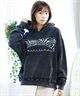 【ムラサキスポーツ限定】THRASHER スラッシャー レディース プルオーバー パーカー ドロップショルダー THML-24ASHDT01(BLK1-M)