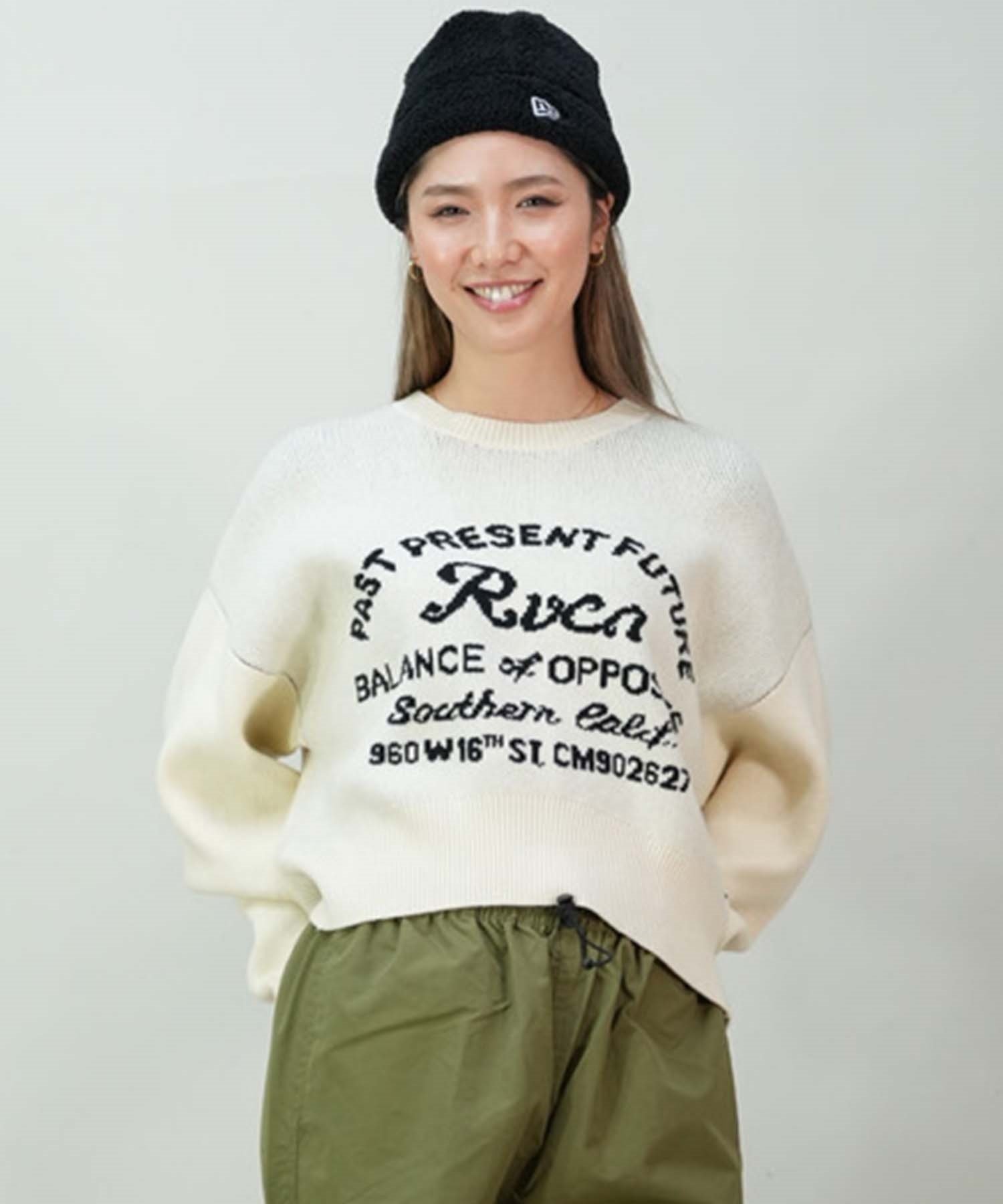 RVCA/ルーカ レディース セーター クルーネック BD044-424(CLO-S)