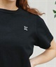 Hurley ハーレー レディース Tシャツワンピース 無地 ワンポイント ロゴ シンプル WDR2421025(BLK-S)