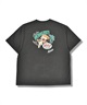 ROXY ロキシー × FUSTY WORKS コラボ KEN SUGIHARA レディース 半袖 Tシャツ バックプリント ムラサキスポーツ限定 RST222631M(NAT-M)