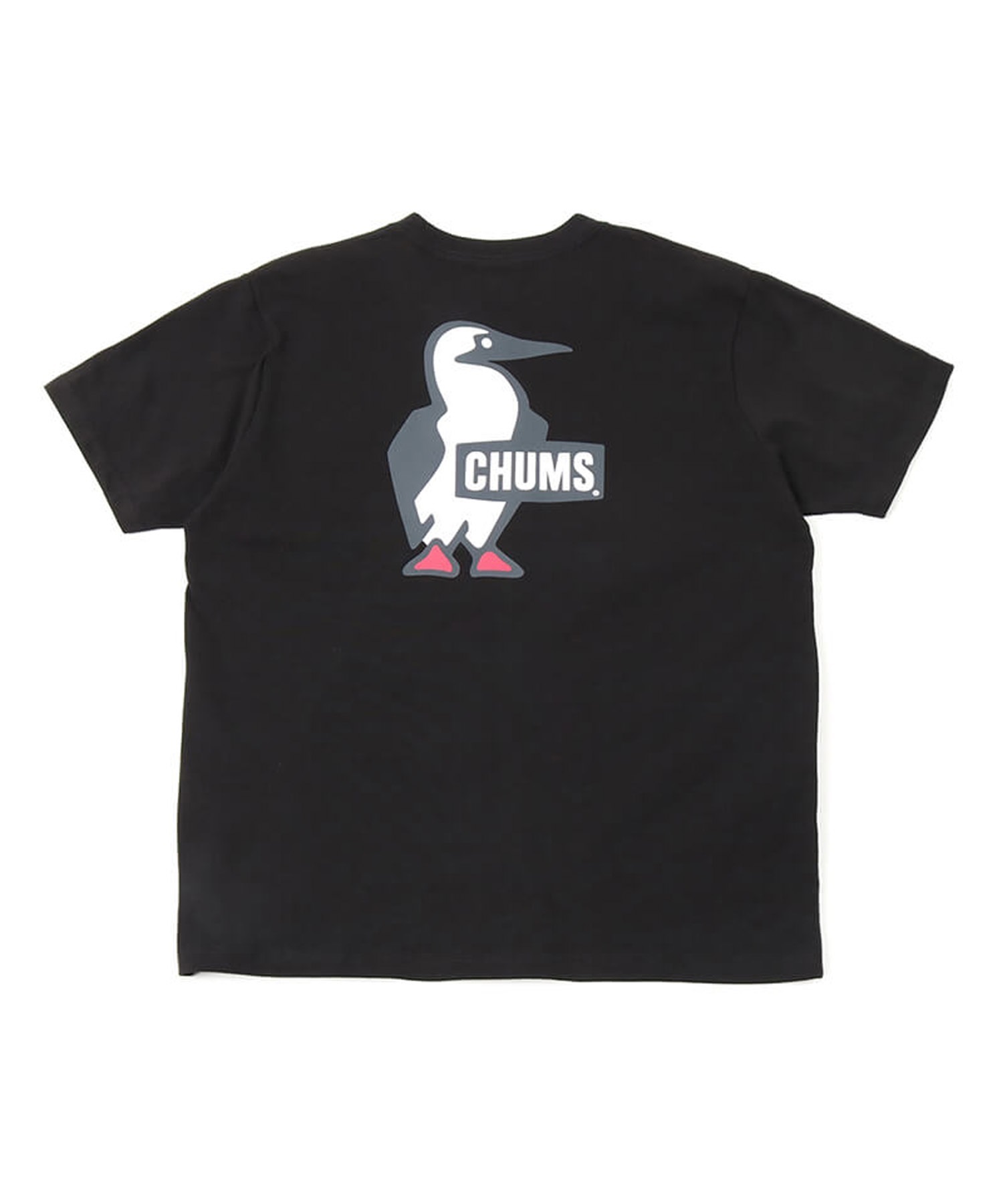 CHUMS チャムス Booby Logo T-Shirt レディース 半袖Tシャツ バックプリント LOGO CH11-2279(W001-M)