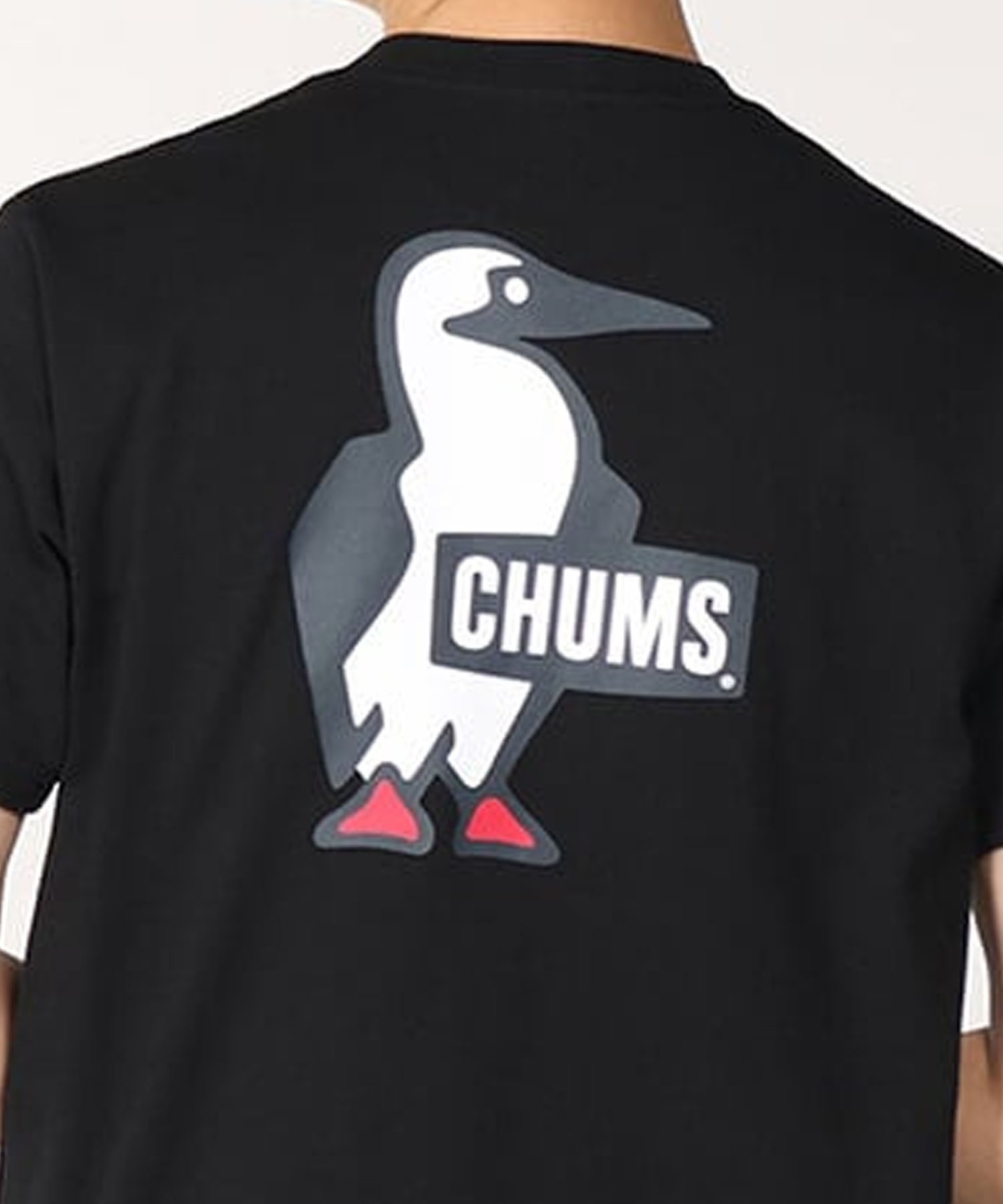 CHUMS チャムス Booby Logo T-Shirt レディース 半袖Tシャツ バック