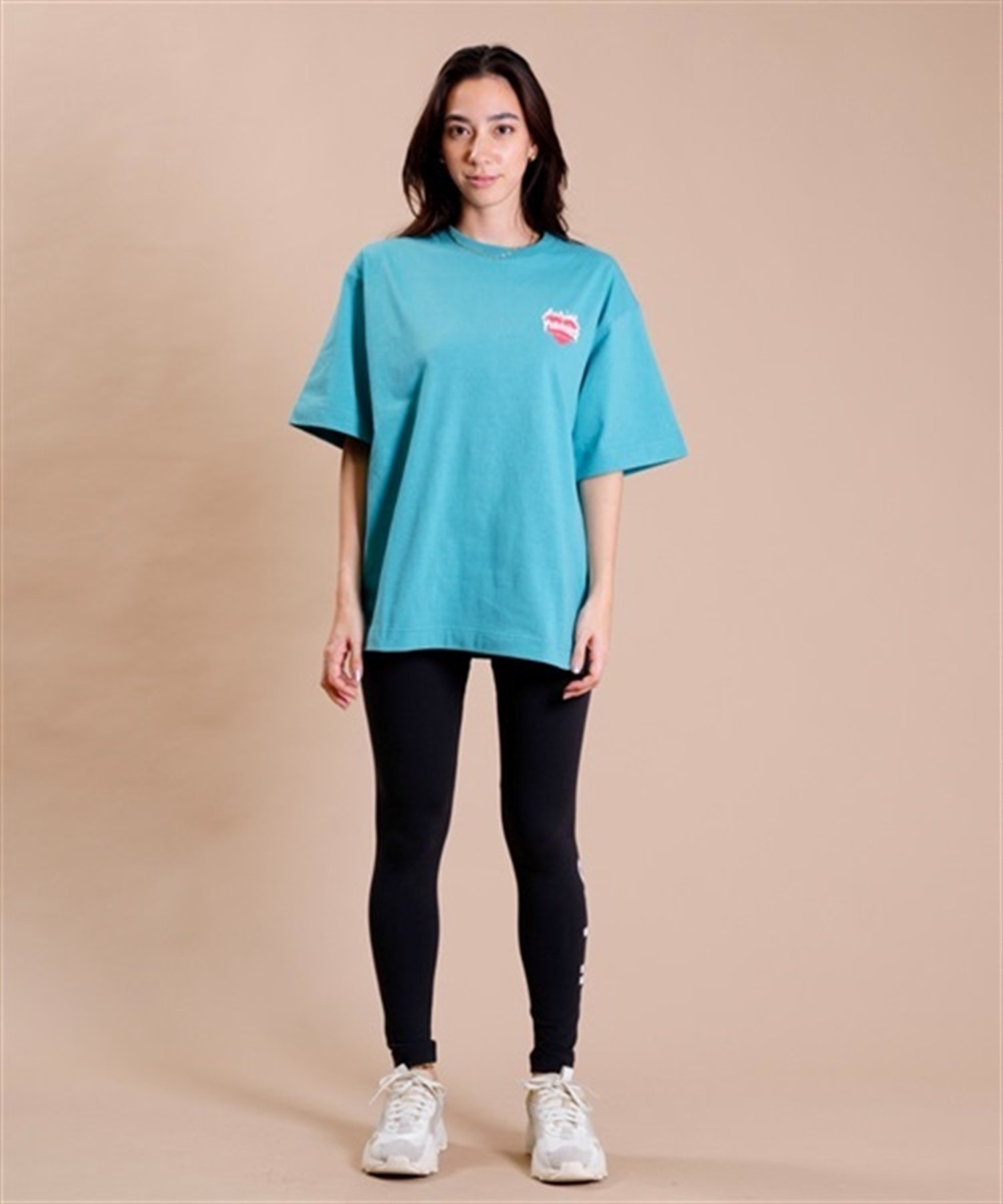 THRASHER スラッシャー THML-001 BHEART レディース 半袖 Tシャツ KK1 D24(WTPK-M)