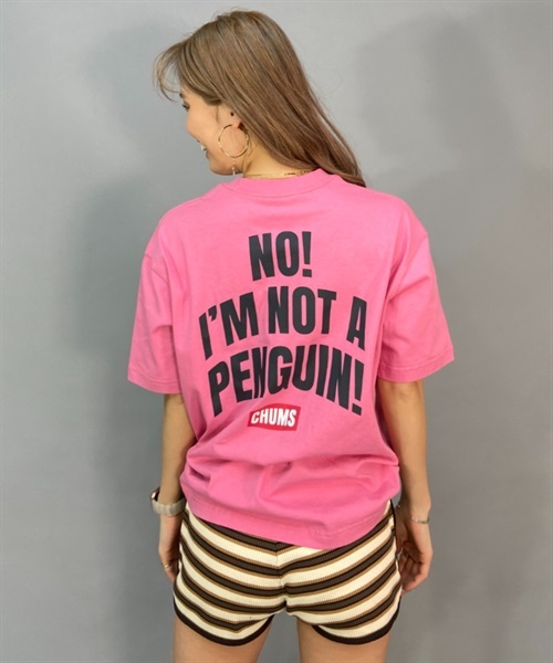 マトメガイ対象】CHUMS チャムス Oversized I'm Not A Penguin T-Shirt 