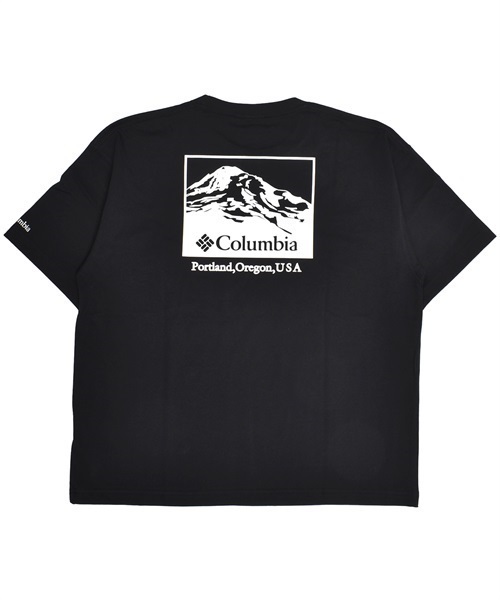 Columbia コロンビア Imperial Park Graphic SS Tee PM6871 レディース 半袖 Tシャツ KK1 D14(BKWT-S)